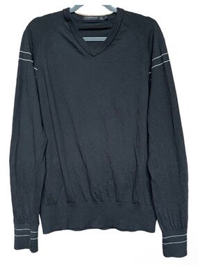 ICEBREAKER Men’s 100% Wool V-Neck Sweater XL
